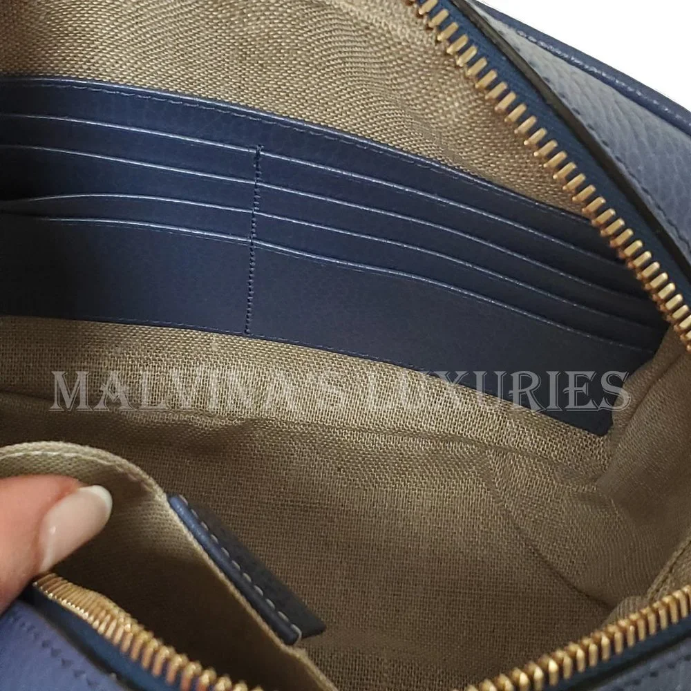 GUCCI BAG 449413 MINI BREE CROSSBODY CAMERA CASE GG GUCCISSIMA LOGO CANVAS - Picture 14 of 16